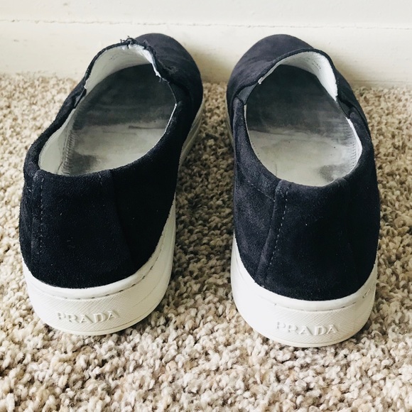Prada Woman’s Black Suede Slip-on - Picture 3 of 7